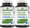 Brieofood Calcium Pyruvate 1500mg per Serving – 240 Vegetarian Capsules (2-Pack)