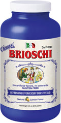 Brioschi Italian Lemon Effervescent for Heartburn and Upset Stomach, 8.5 oz
