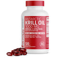 Bronson Antarctic Krill Oil 1000 mg with Omega-3s | 120 Softgels