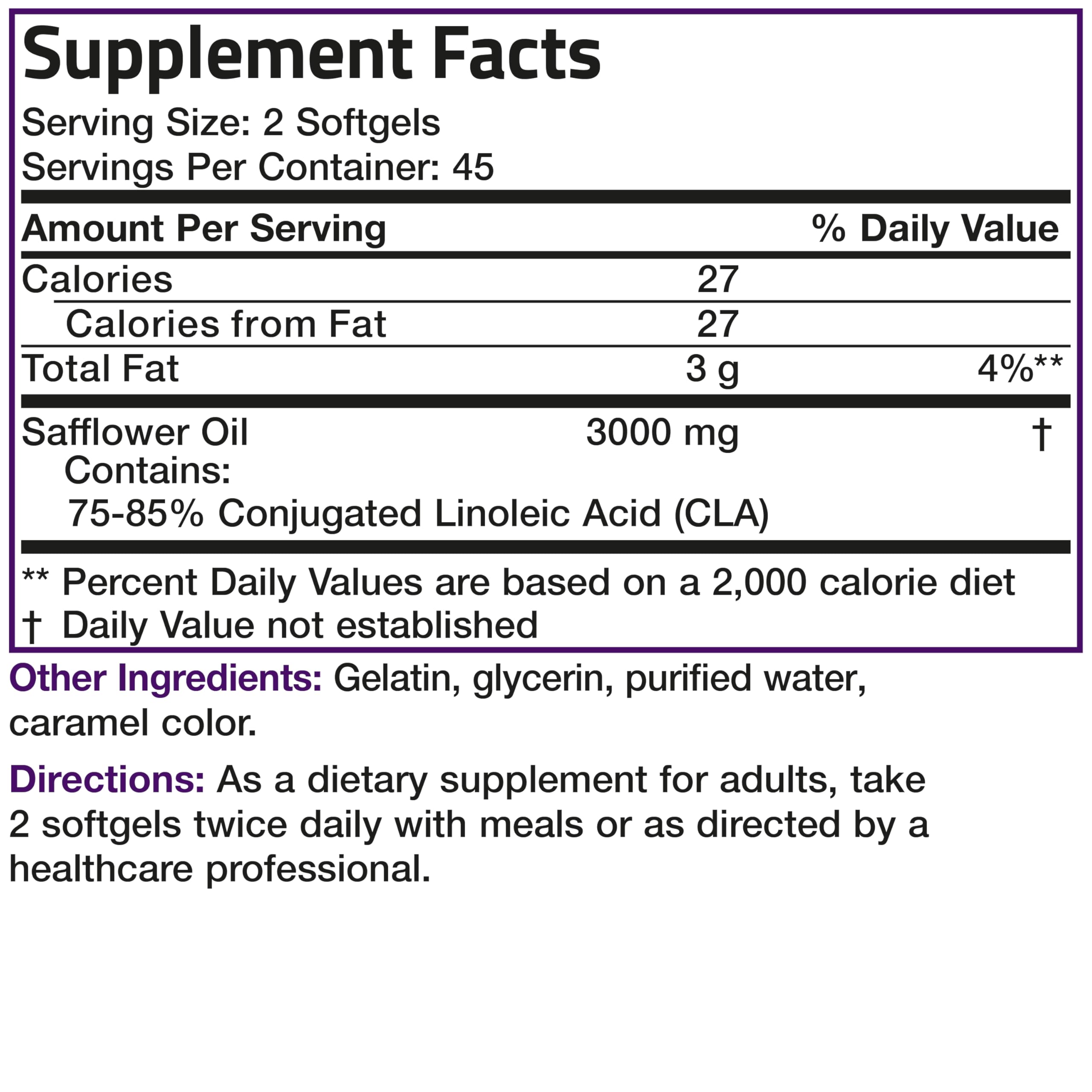 Bronson CLA 3000 – Extra High Potency, 90 Softgels