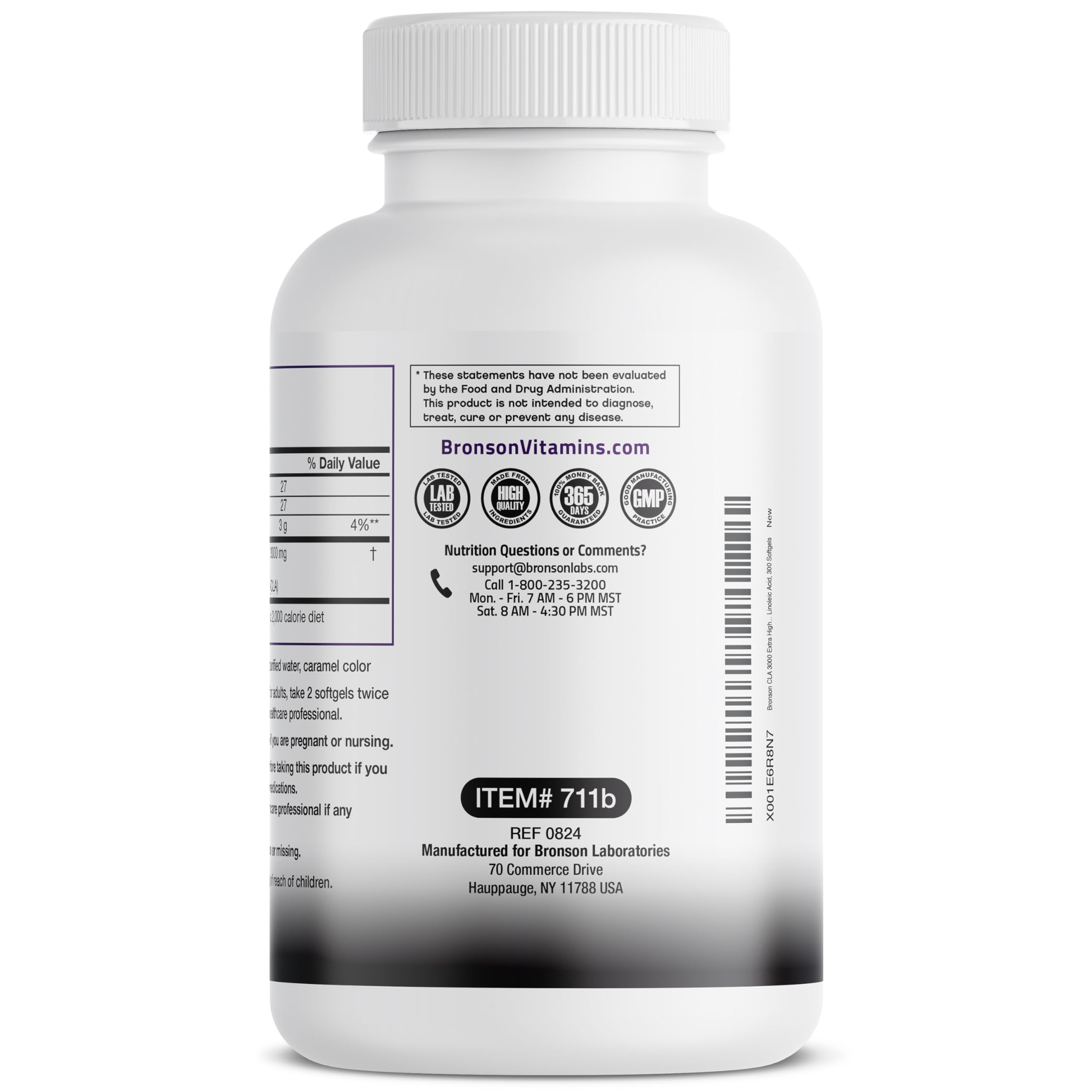Bronson CLA 3000 Extra High Potency – 2250 mg CLA per Serving