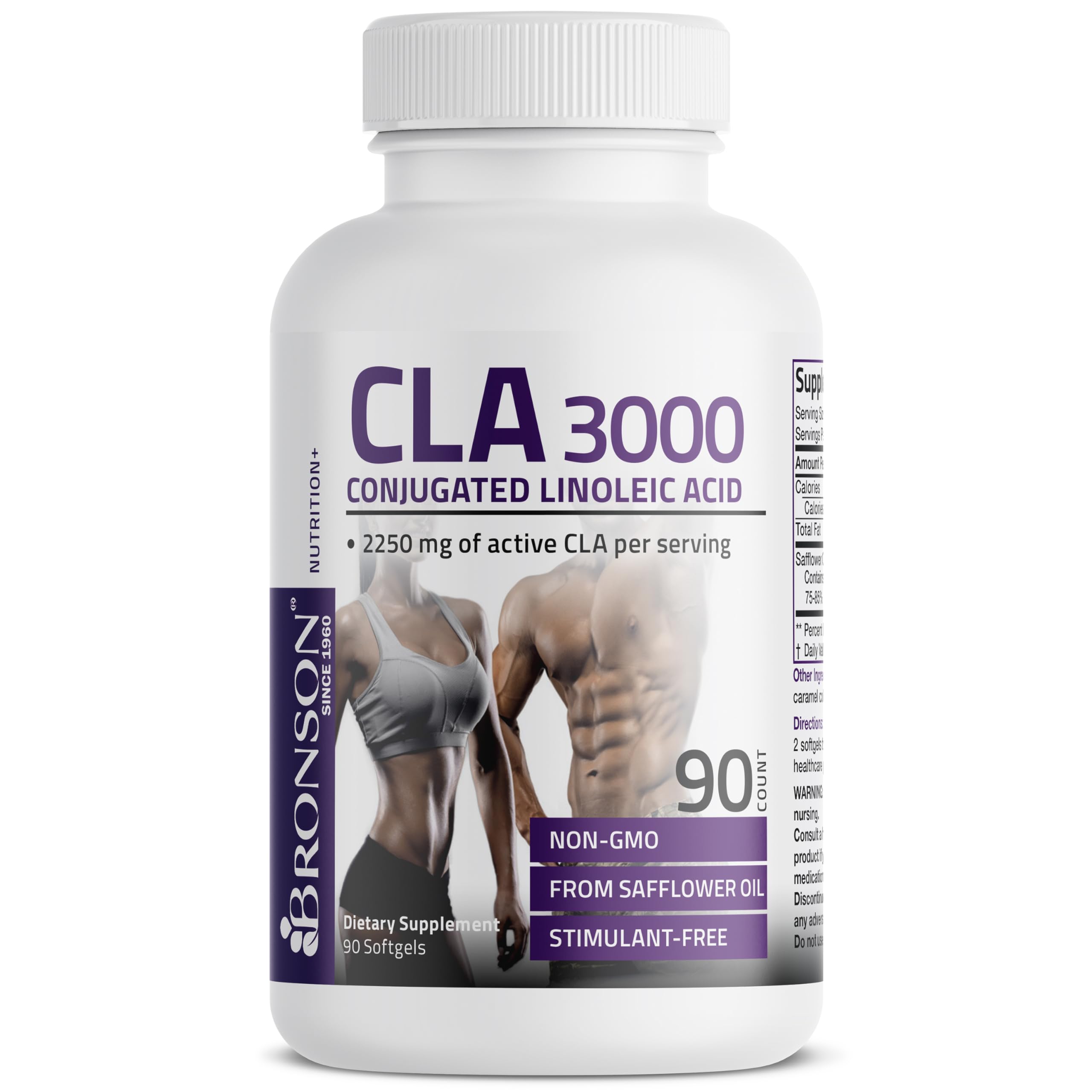 Bronson CLA 3000 – Extra High Potency, 90 Softgels