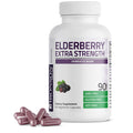 Bronson Elderberry Extra Strength – Immune Support & Antioxidant Protection, 90 Veg Capsules