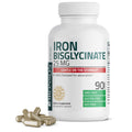 Bronson Iron Bisglycinate 25 mg – Gentle on the Stomach, 90 Vegetarian Capsules