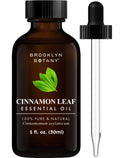 Brooklyn Botany Cinnamon Leaf Essential Oil – 100% Pure & Natural, Premium Grade, 1 Fl Oz