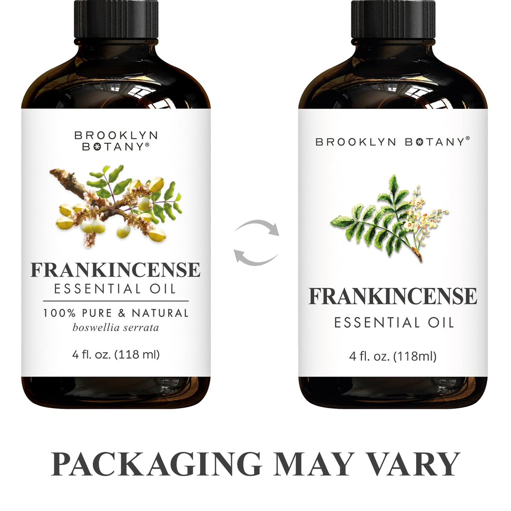 Brooklyn Botany Frankincense Essential Oil – 4 oz, 100% Pure & Natural, Premium Grade
