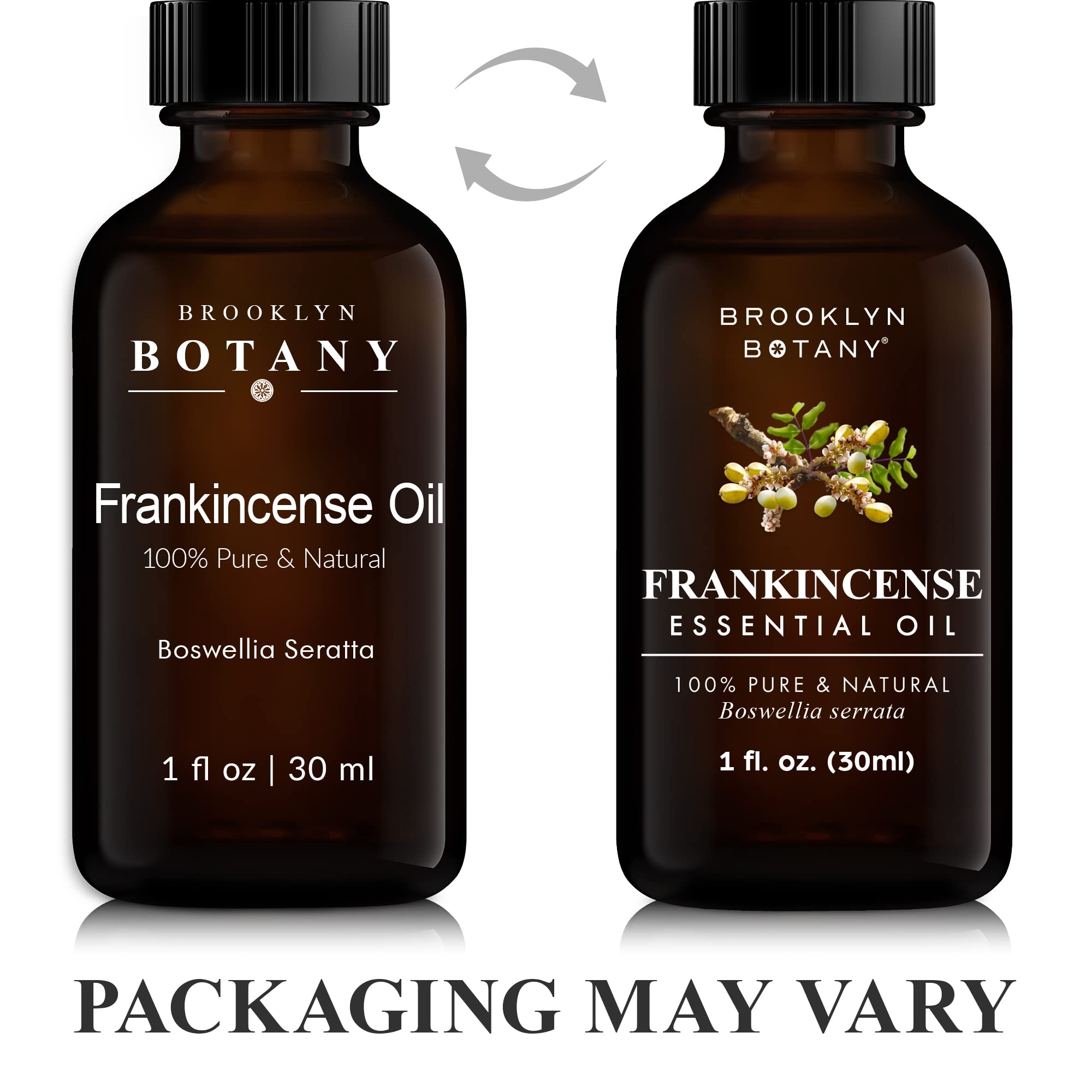 Brooklyn Botany Frankincense Essential Oil – 100% Pure & Natural, Premium Grade, 1 oz