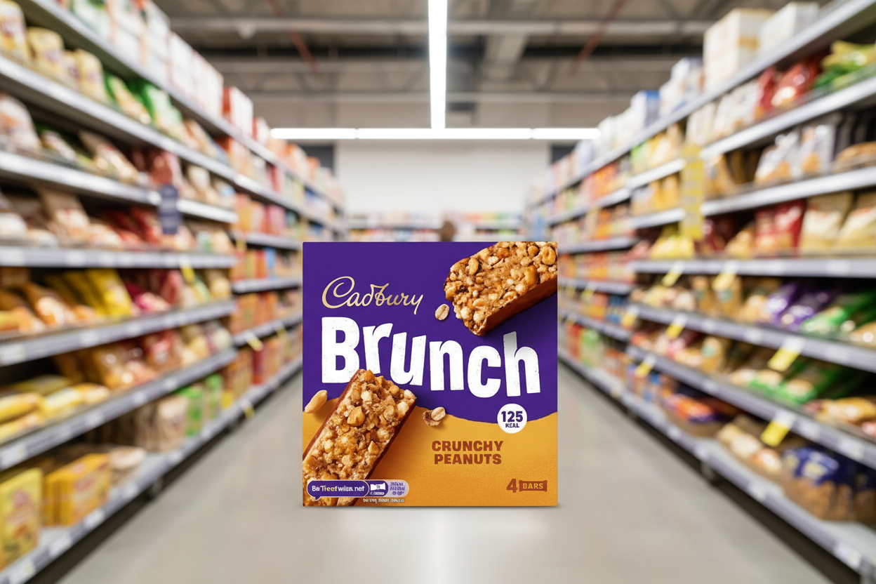 8 X Cadbury Brunch Peanut 4 Pack 160G