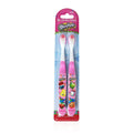 Brush Buddies 2 Piece Shopkins Toothbrush – Kids' Soft Bristle Set
