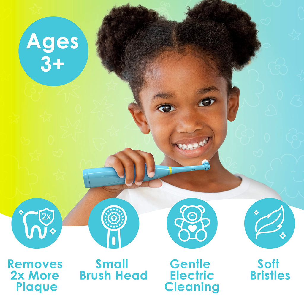 Brusheez Kids’ Electric Toothbrush Set for Ages 3+ – Ollie The Elephant