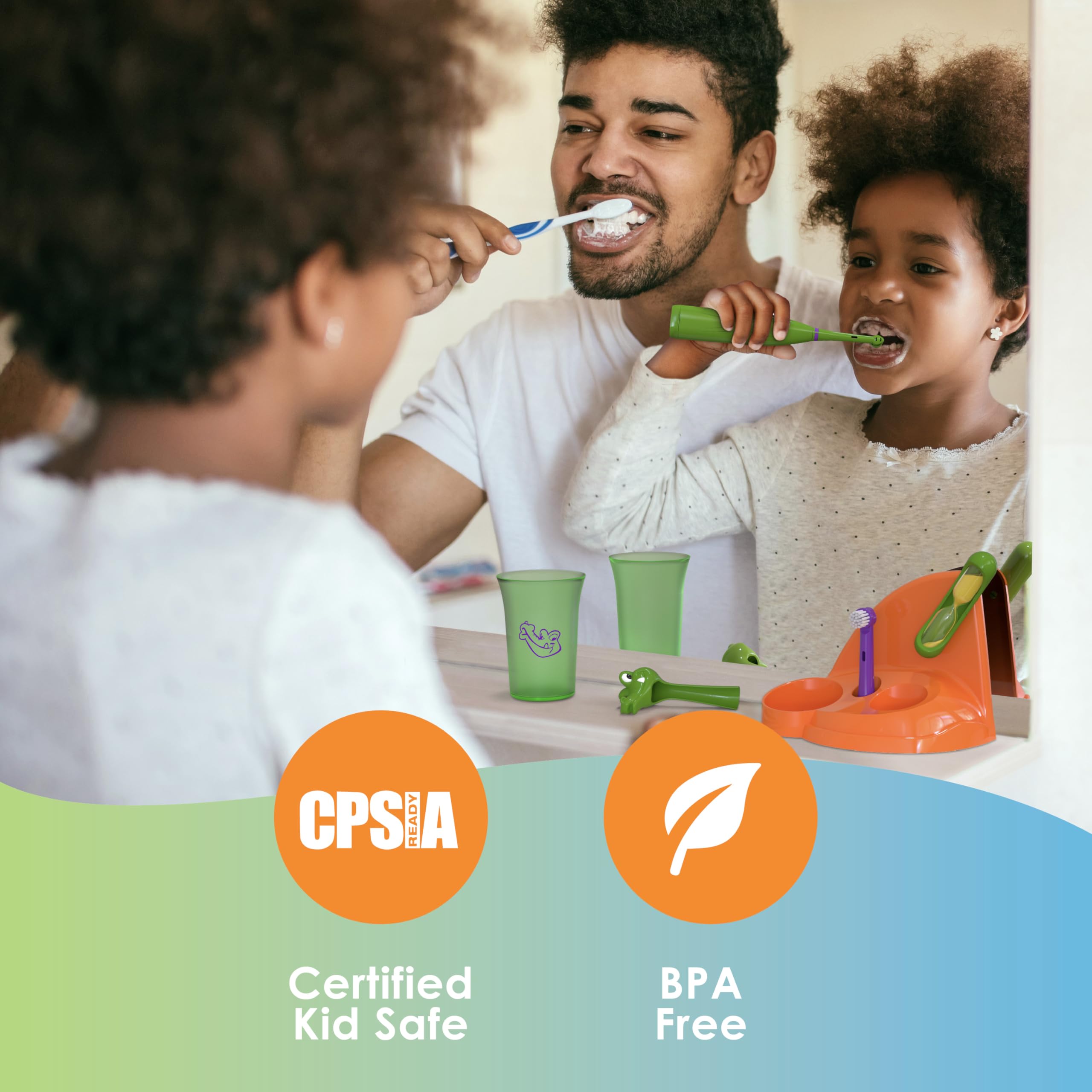 Brusheez Kids’ Electric Toothbrush Set – Safe & Gentle for Ages 3+