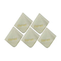 BSHELL Chamois Cloth 7x6 in (Pack of 5) - Natural Leather Cleaning Cloths for Glasses, Jewelry, Cameras
