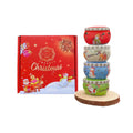 BTBIO Christmas Scented Candles Gift Set – 3 Holiday Aromatherapy Jars in Festive Box