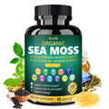 Bualle Organic Sea Moss Capsules with Black Seed Oil & Ashwagandha – 60 Capsules