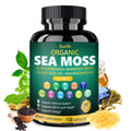 Bualle Irish Sea Moss Capsules – Organic Sea Moss & Black Seed Oil – 150 Capsules