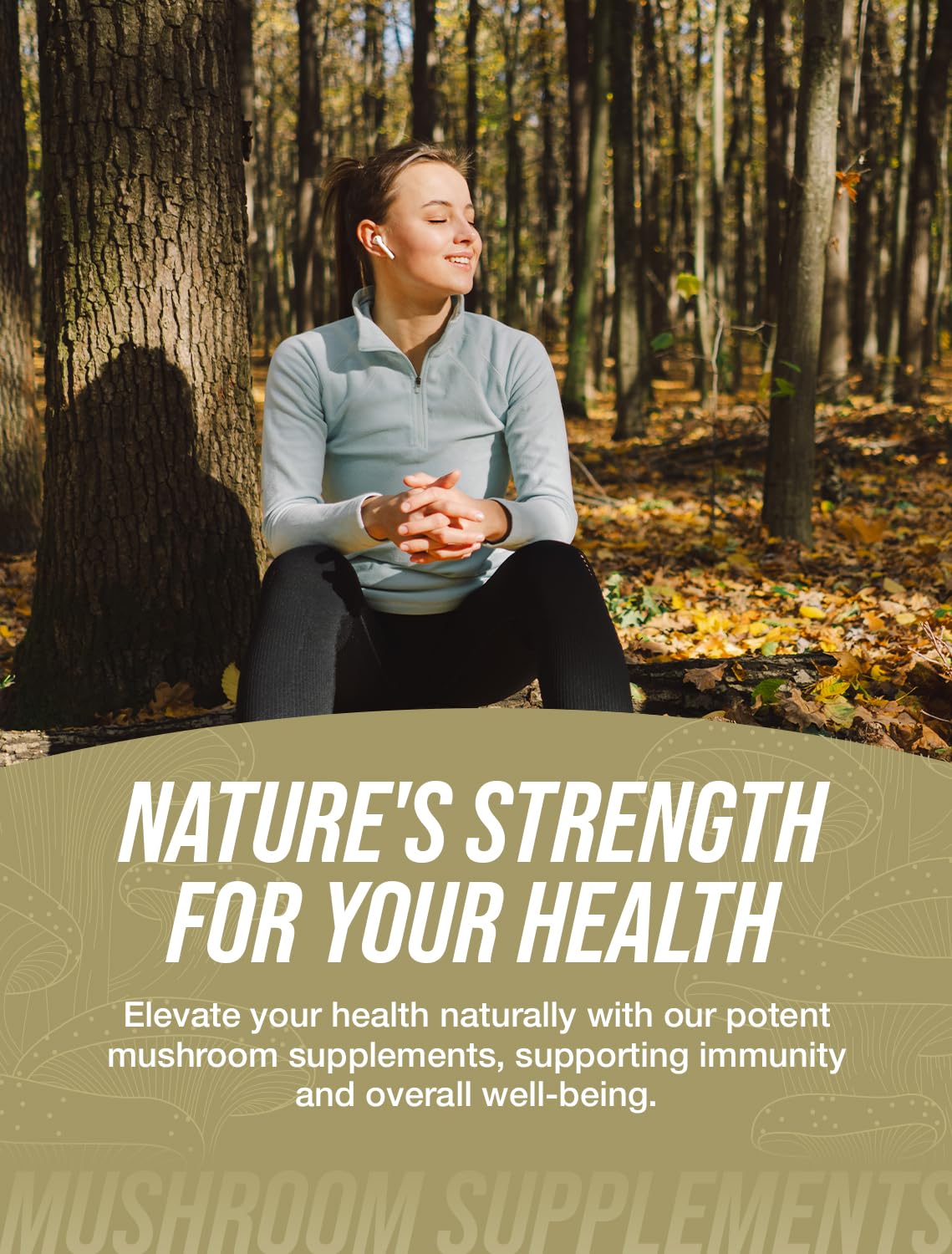 Black Fungus Mushroom Extract Powder (Wood Ear) – 500 mg, 250 g | Vegan & Gluten-Free | BulkSupplements.com