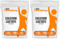 BulkSupplements Calcium Lactate Powder – Food-Grade Calcium, Gluten Free, 1.5g/Serving, Pack of 2