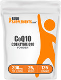 BulkSupplements CoQ10 Powder 200mg – Gluten Free, 25g (Pack of 1)