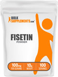 BulkSupplements Fisetin Powder – 100mg per Serving, Gluten Free, 10g