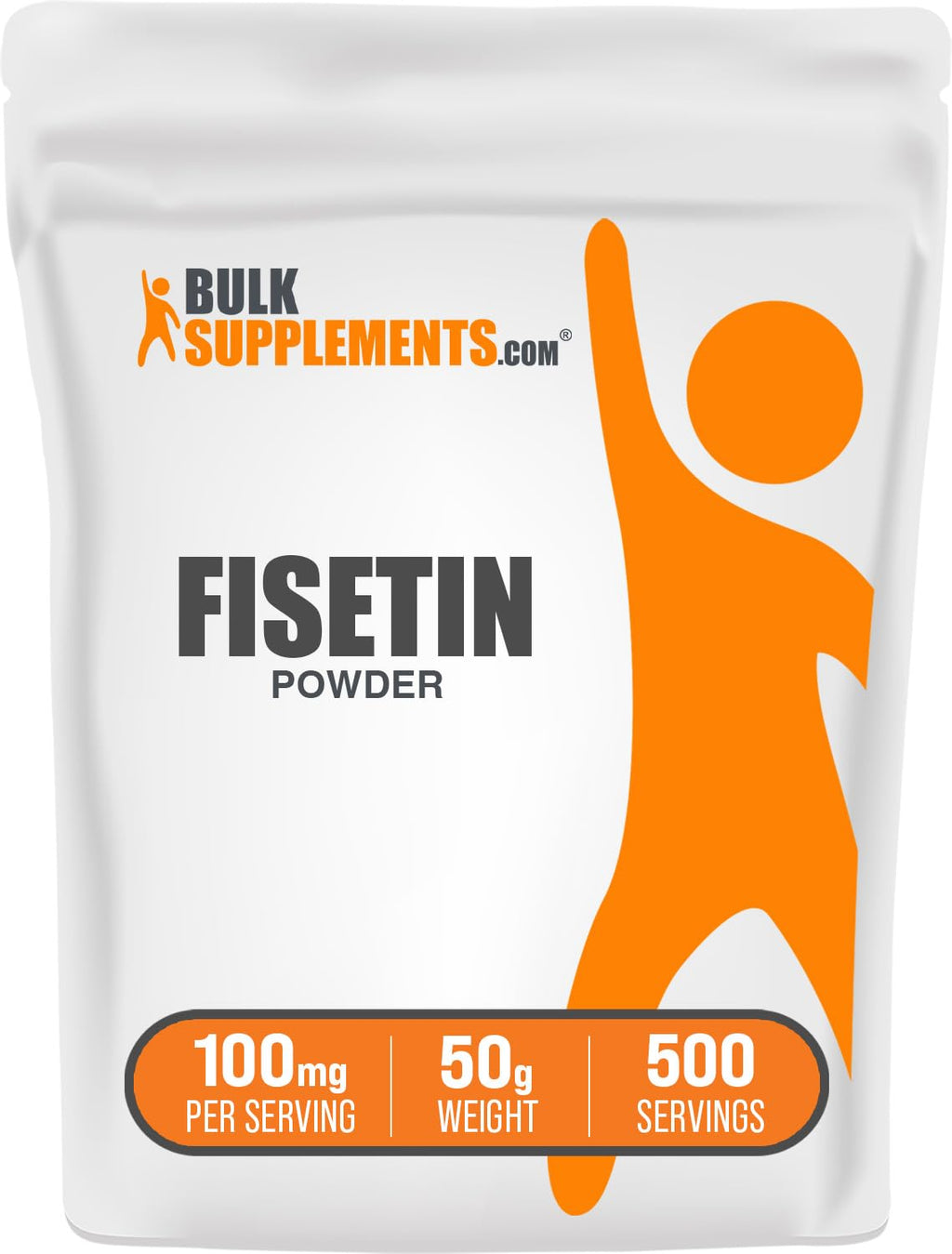 Fisetin Powder 100mg | Antioxidants Source, Gluten Free • 50 g | BulkSupplements.com
