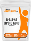 BulkSupplements R-Alpha Lipoic Acid Powder – 200 mg per Serving, 250 g | Gluten Free