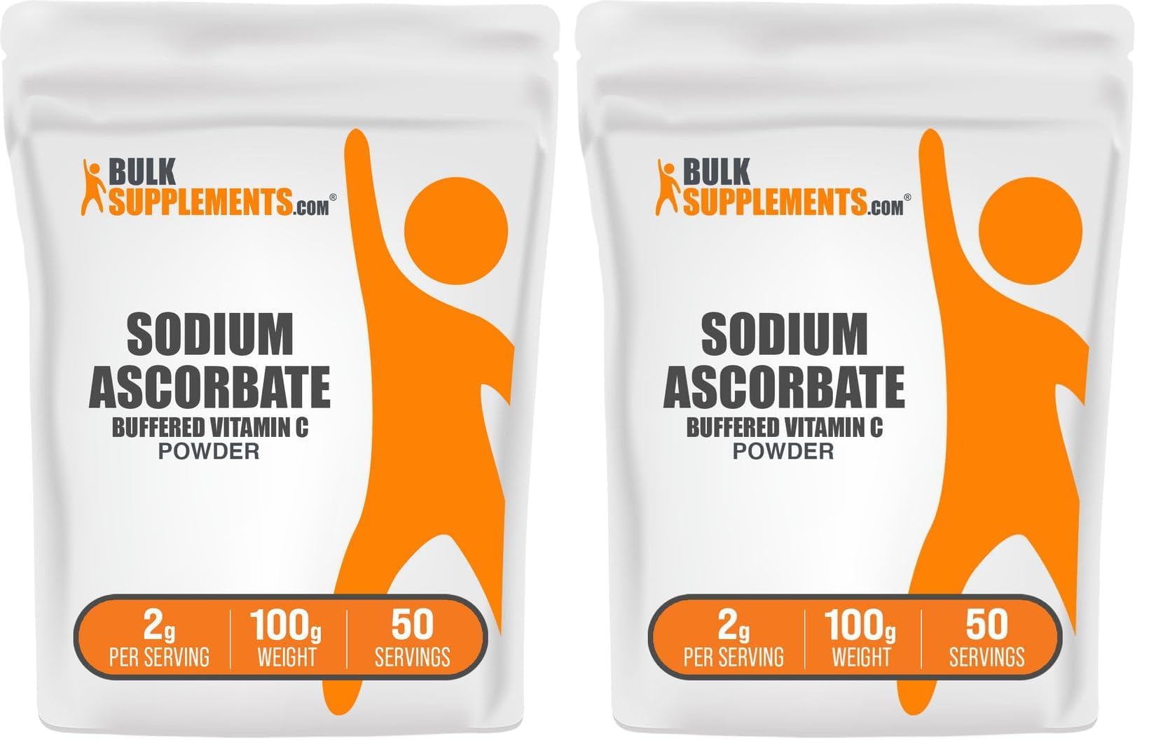BulkSupplements Sodium Ascorbate Powder – Immune Support, Buffered Vitamin C, Gluten Free
