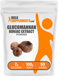Glucomannan Powder (Konjac Root Extract) - BulkSupplements.com | Gluten Free, 2g per Serving, 100g