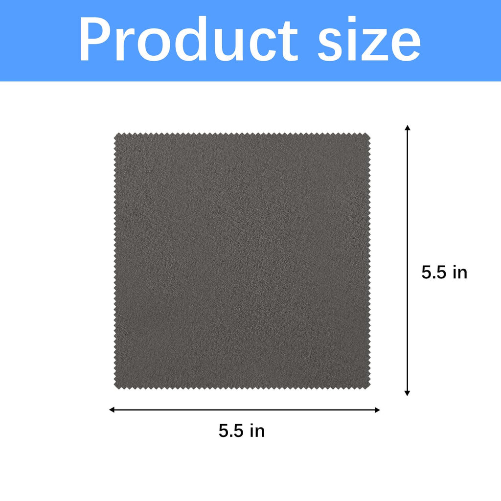 120 Pack Microfiber Cleaning Cloths for Glasses (5.5x5.5 inches) Bulk Eyeglass & Lens Cleaning Cloths