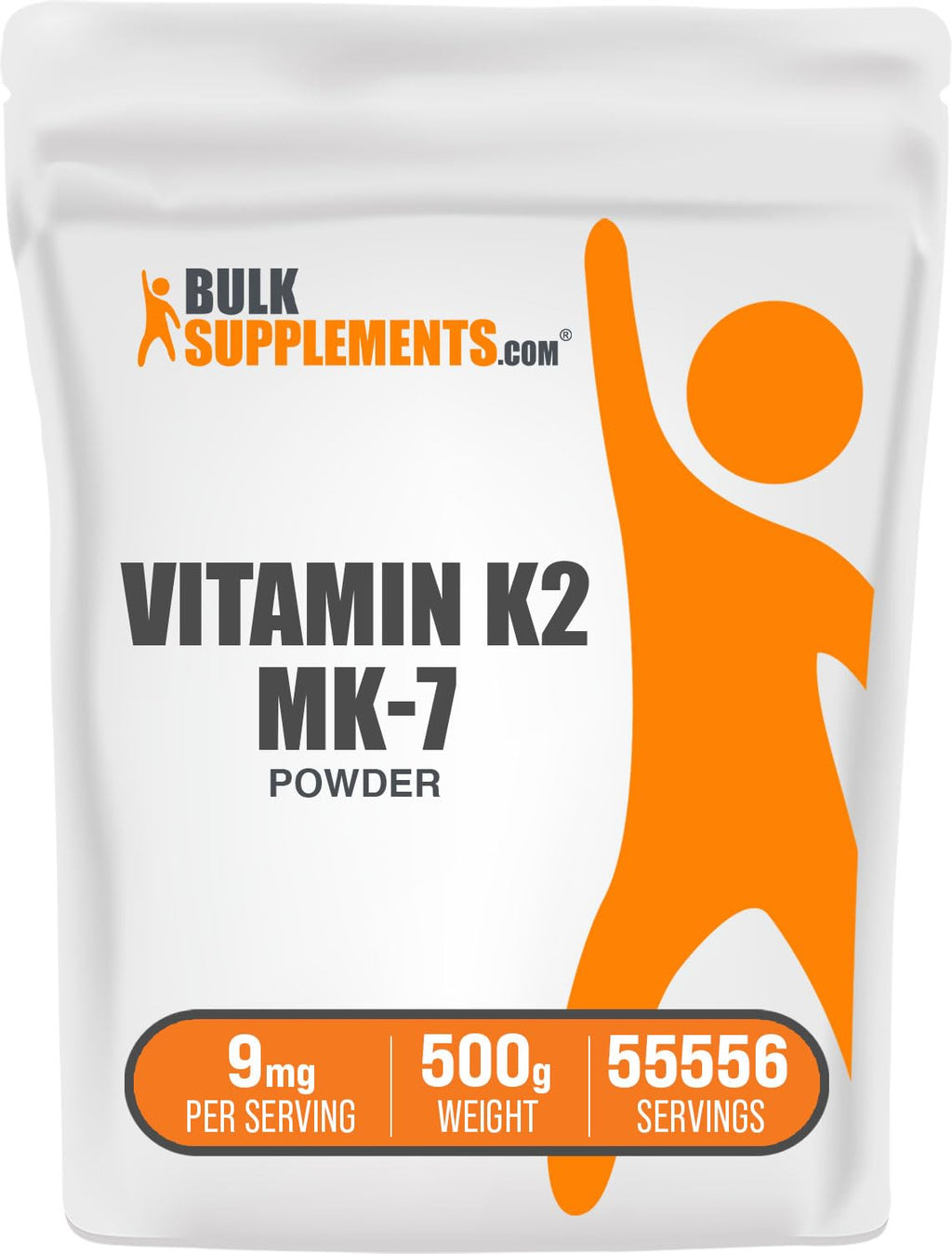 BulkSupplements Vitamin K2 Powder MK-7 – 9 mg/Serving, 500 g