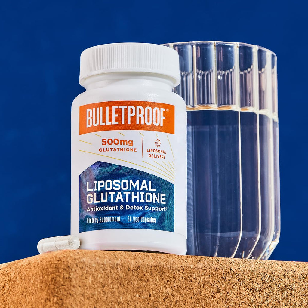 Bulletproof Liposomal Glutathione Force Antioxidant Capsules, 30 Count | Immune Support & Liver Health, 30 Servings, Packaging May Vary