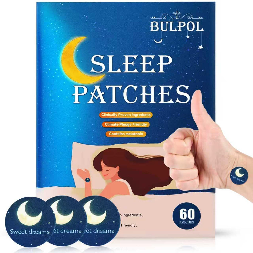 BULPOL Sleep Patches for Adults – 60 Pack, All-Natural Deep Sleep