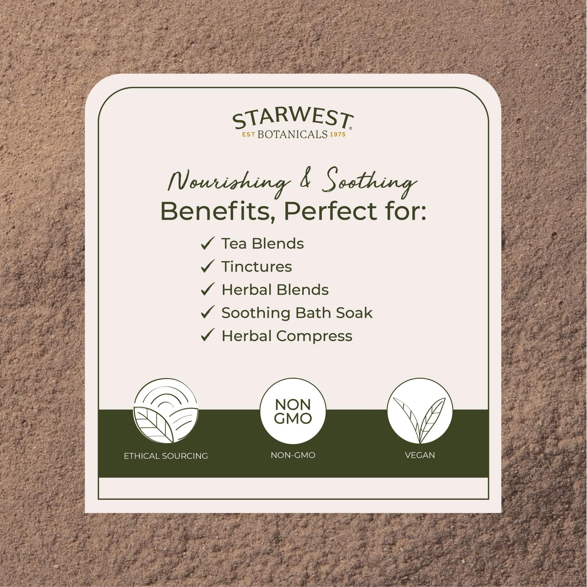 Starwest Botanicals Burdock Root Powder Organic - Non-GMO, Kosher, Antioxidant-Rich, 1 lb Bulk