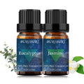 BURIBURI Jasmine & Eucalyptus Oils 2-Pack - 10ml for Diffusers