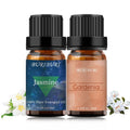 BURIBURI Jasmine & Gardenia Essential Oils Gift Set - 100% Pure, 10mlx2