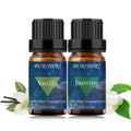 BURIBURI Vanilla & Jasmine Essential Oil Gift Set – 100% Pure, Undiluted, 10ml x 2