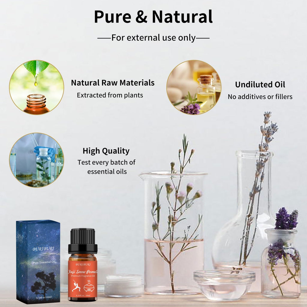 BURIBURI Fuji Snow Pomelo Hotel Scent Essential Oil | Luxury Hotel Collection Fragrance