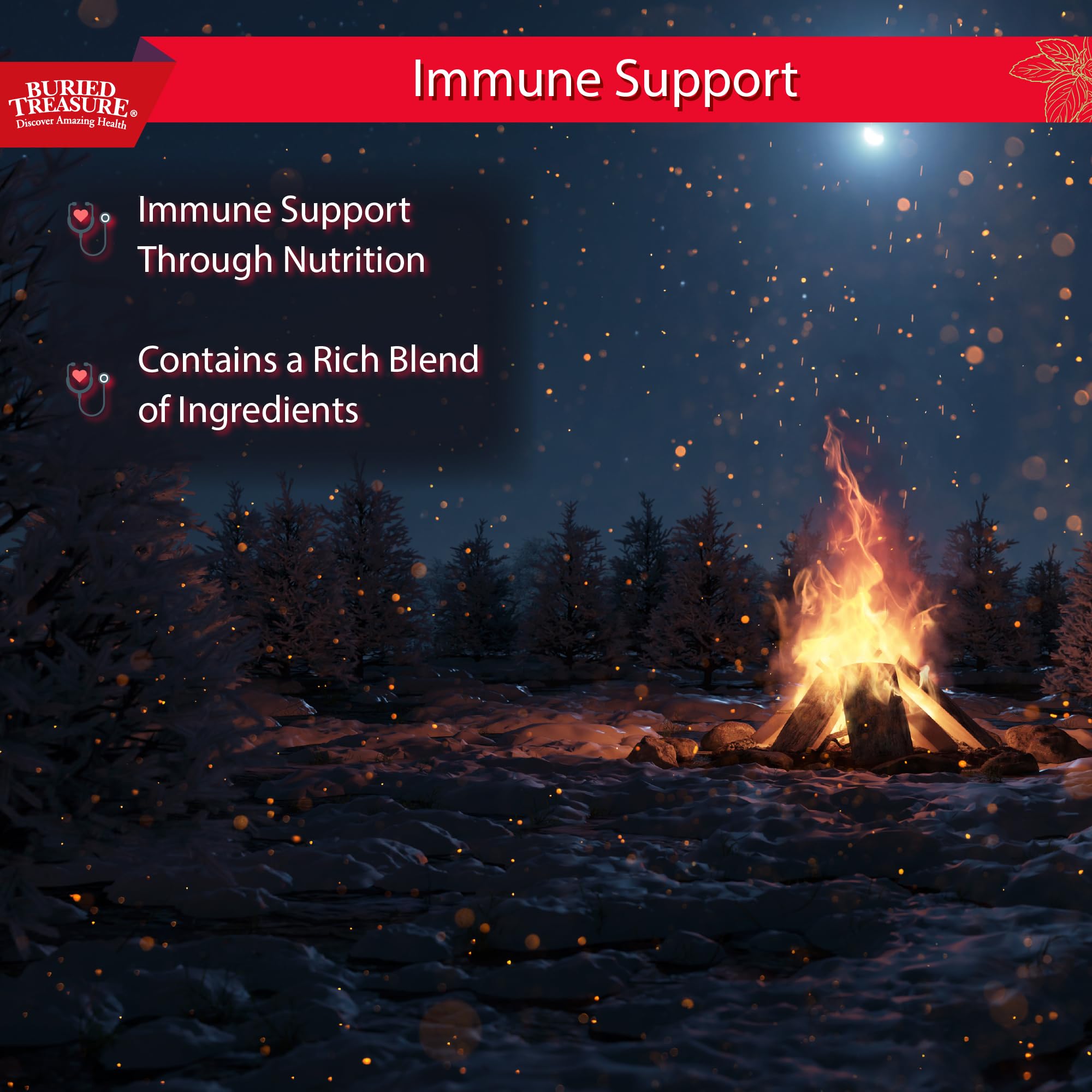 Buried Treasure ACF Extra Strength Immune Support - 16 oz, 16 Servings