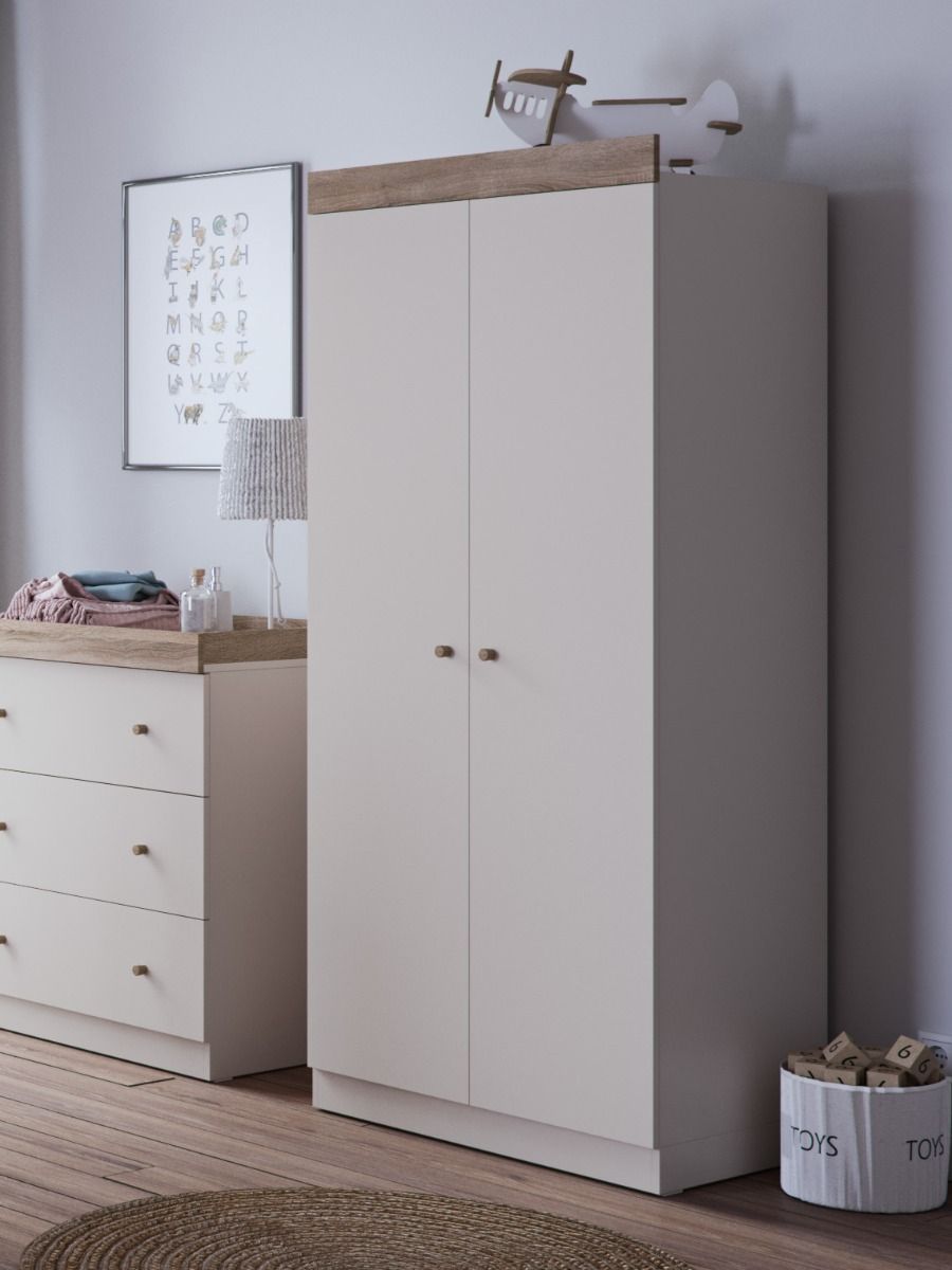 Little Acorns Burlington Dresser - Cashmere & Truffle Oak