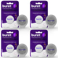 BURST Expanding Dental Floss – Mint Eucalyptus (160 Yards) | Stain-Absorbing, Woven Floss with Xylitol Coating | Vegan & Paraben-Free