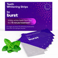 Burst Sensitive Teeth Whitening Strips (Mint) – 20 Strips / 10 Treatments | Enamel-Safe, No-Slip Grip