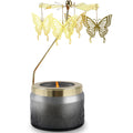 Butterfly Rotatable Candles for Women – Vanilla Cream Scent, Gray