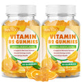 BVIVLOO Vitamin B2 Gummies 400 mg - Migraine Relief, Energy, Brain Health | 2 Pack, Vegan, Sugar-Free, Orange, 120 Gummies