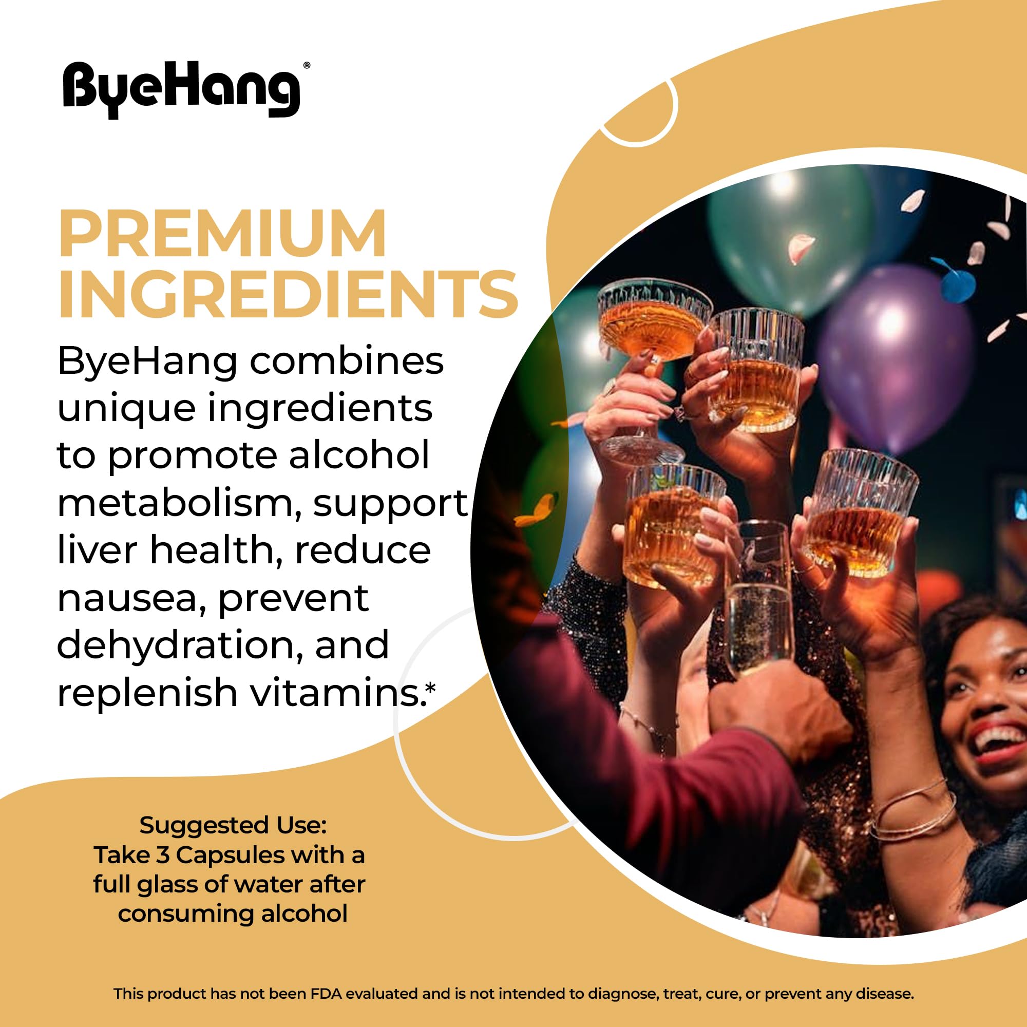 ByeHang DHM 1200mg Post-Celebration Wellness – Pharmacist Formulated
