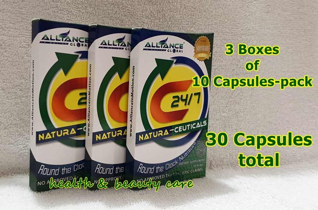C24/7 Natura-Ceutical 3 Boxes Dietary Supplement – 30 Tablets