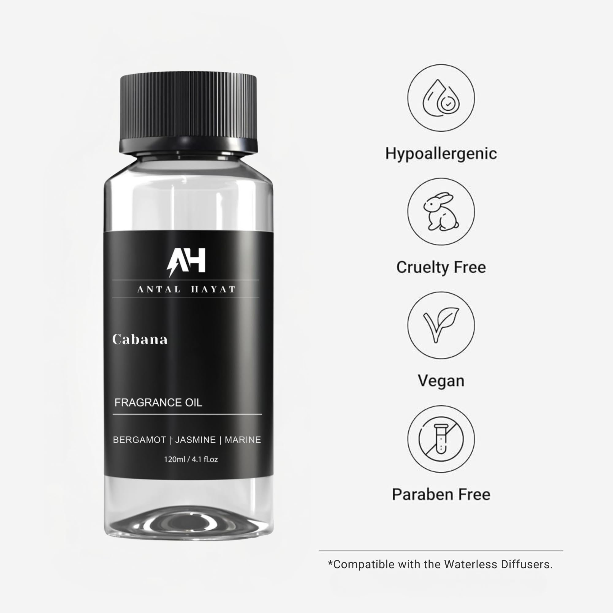 Hotel Scents Cabana Diffuser Oil – Ritz Carlton Inspired, 120mL