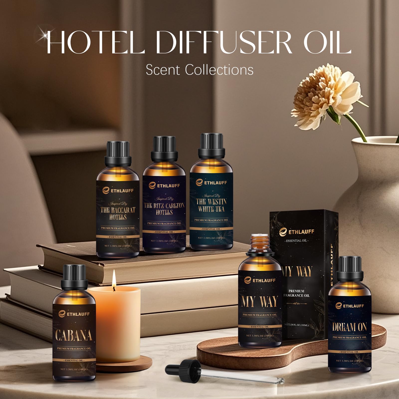 Cabana Hotel Diffuser Oil – Luxury Aromatherapy Fragrance for Diffusers | 100ml