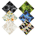 Cabreche 6 PCS Glasses Cleaning Cloths – Microfiber Eyeglass Lens Wipes, Reusable Soft Cloths (6.3 x 6.3 inches), Sunflower Black Cat Pattern