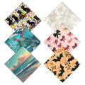 Cabreche 6 PCS Glasses Cleaning Cloths – Microfiber Eyeglass Wipes (6.3 x 6.3 in) – Beach Sea Turtle