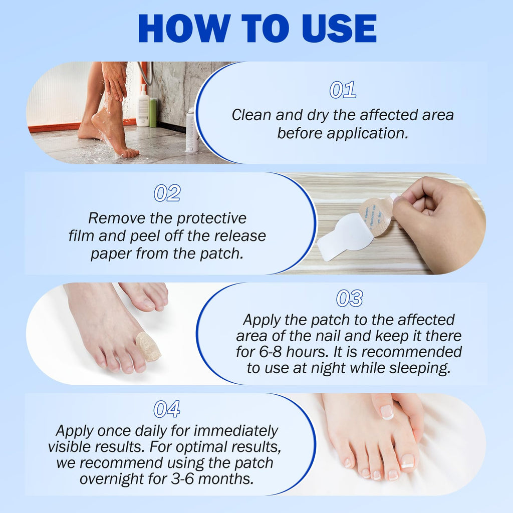 Cacukn Toenail Treatment Extra Strength Patches – Overnight Renewal (21 Pcs)