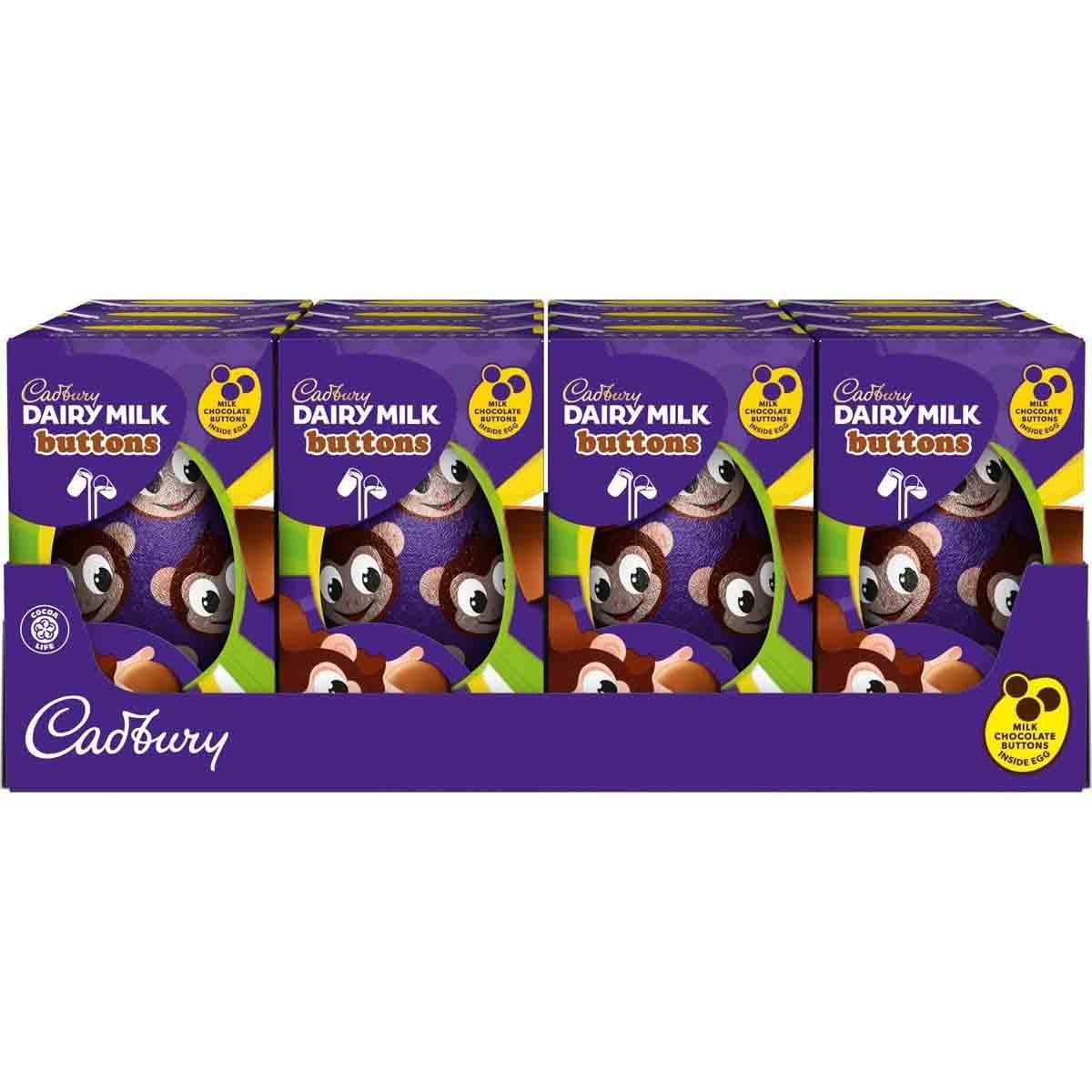 12 x Cadbury Buttons Small Egg - 90GM